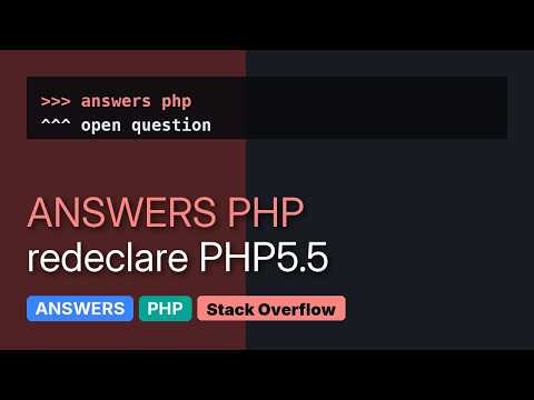 PHP5.5: Fatal error: Cannot redeclare class