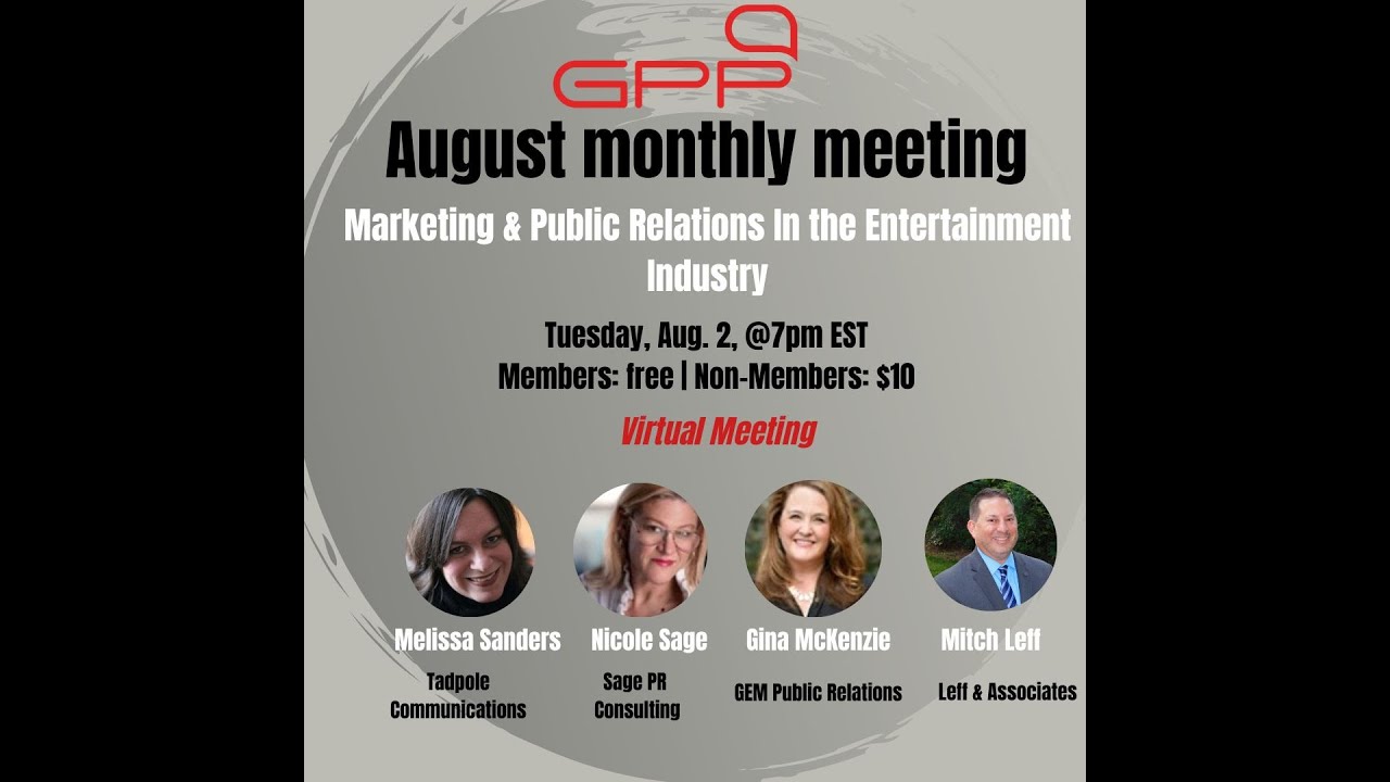 GPP AUGUST 2022 MEMBER MEETING