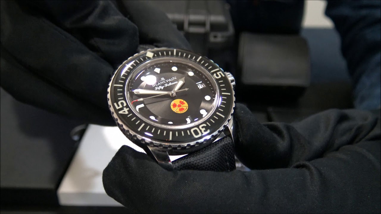 blancpain fifty fathoms no radiation