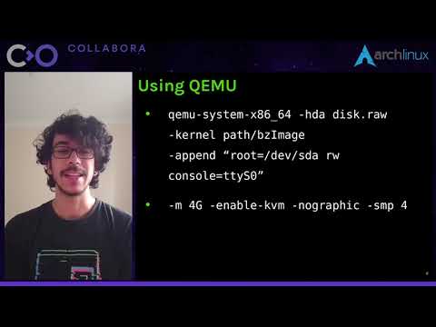 Arch Conf 2020 - Bootstraping a minimal image for kernel development