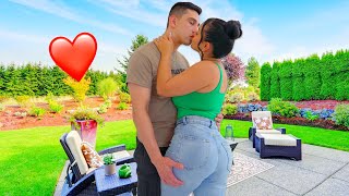 OUR FIRST TIME DOING THIS IN THE BACKYARD!