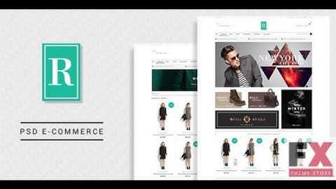 Preview Royal E-Commerce PSD Template TForest