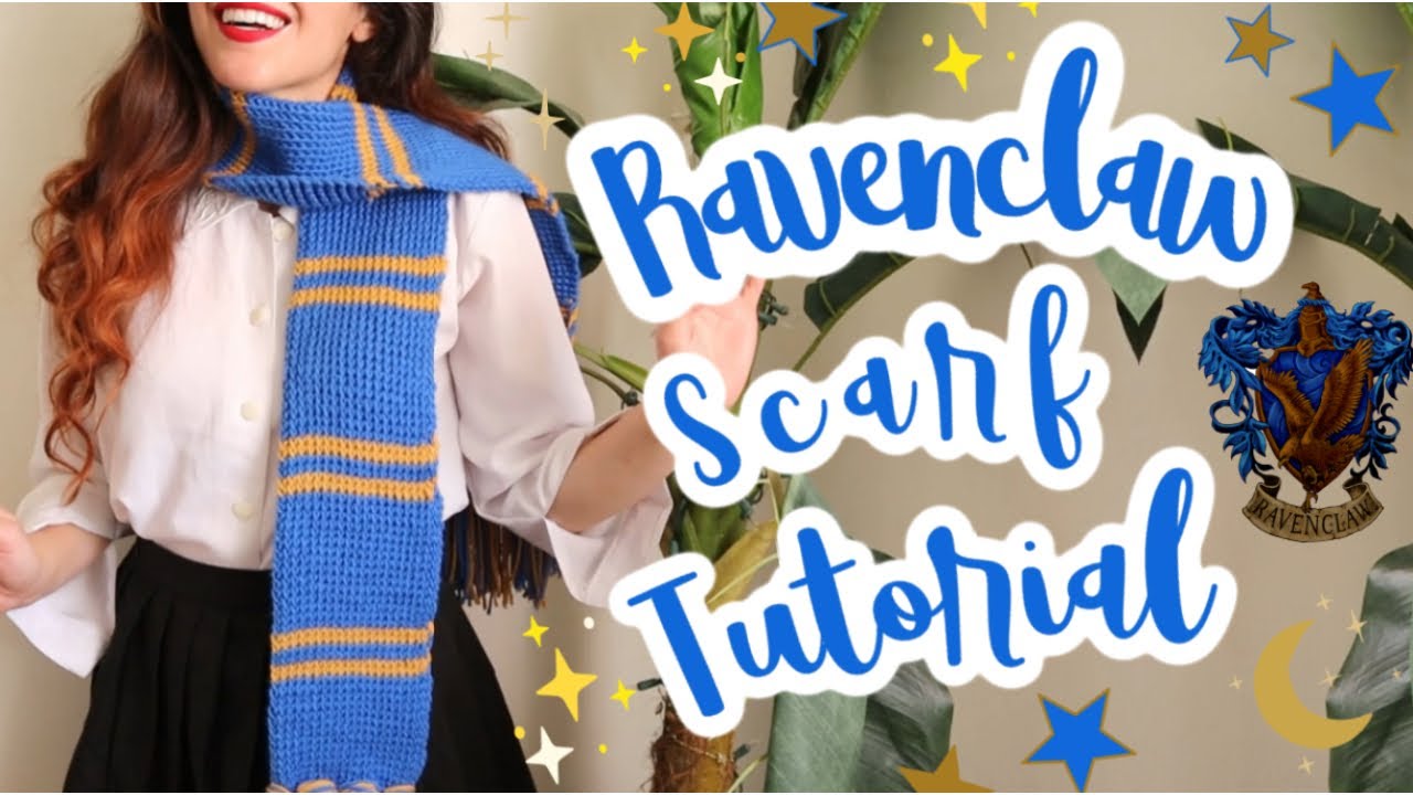 Pieces by Polly: Tutorial: Easy Harry Potter (Hogwarts) House Scarves