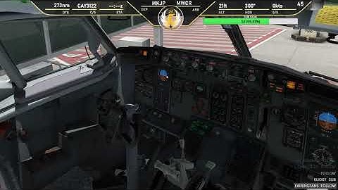 X-Plane 11 | MAX SETTINGS | VULKAN B6 | MKJP-MWCR-MYNN-KRSW | VATSIM |  B733 Classic B737U