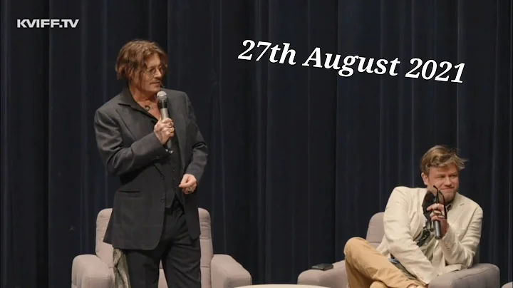 Johnny Depp at the KVIFF film festival for the Sha...