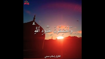 صوت مؤثر. التائبون العابدون الحامدون//القارئ إسلام صبحي//حالات واتس..