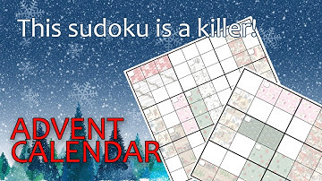 Sometimes sudoku is a killer