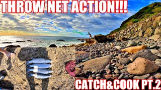 |WE GOT ANOTHER NEW THROW NET| EPIC CATCH&COOK| PART.2| HAWAII THROWNET|