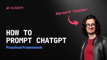 How to prompt ChatGPT - AI Academy