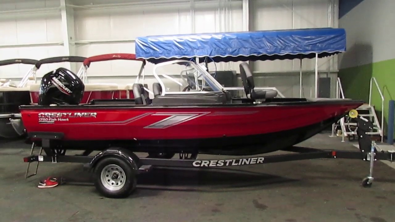 2020 Crestliner 1750 Fish Hawk JS NEB476 YouTube