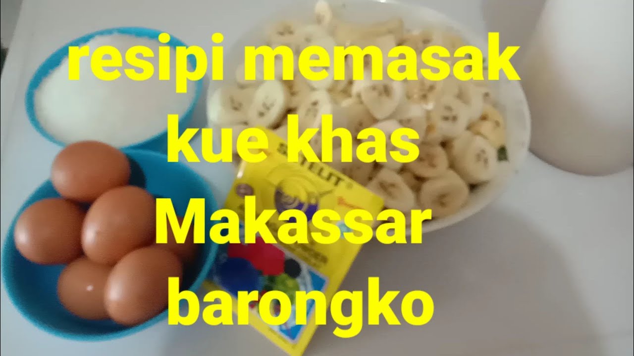 Proposal Kue Barongko : Resep Masakan: Kue Barongko pisang ...