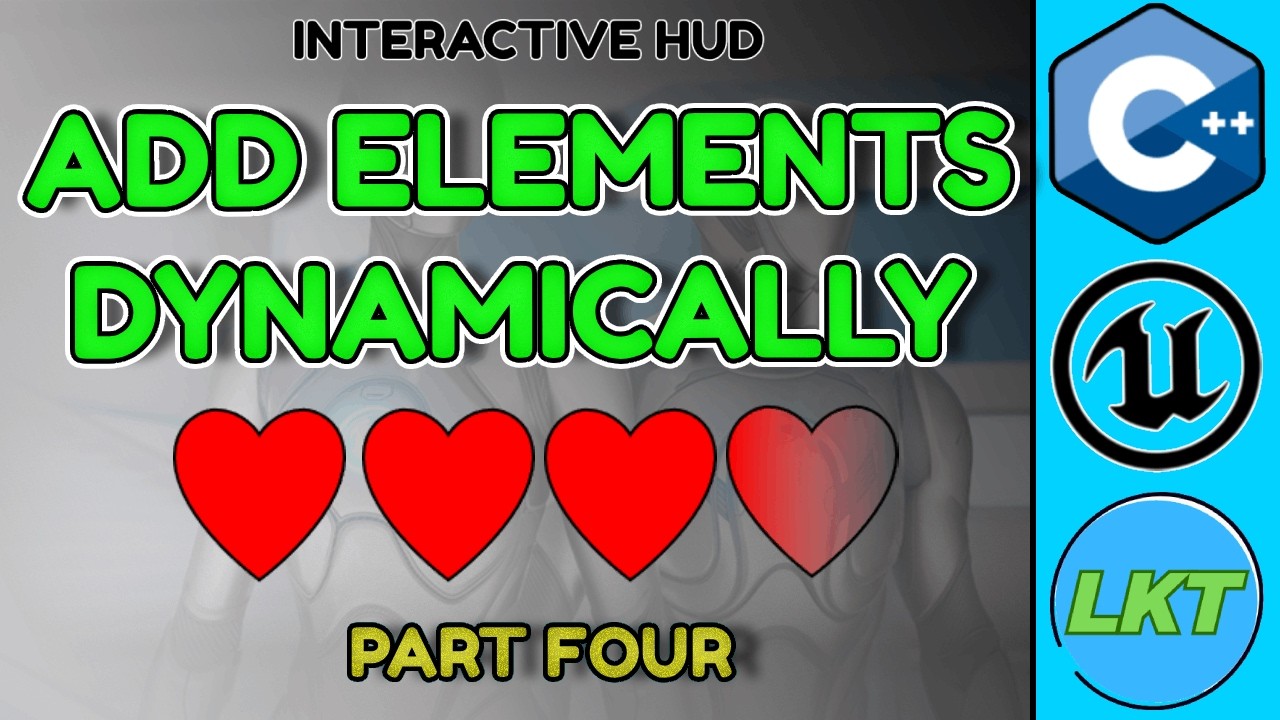 Create a Interactive HUD | (Add Elements Dynamically) | Unreal Engine 5 ...