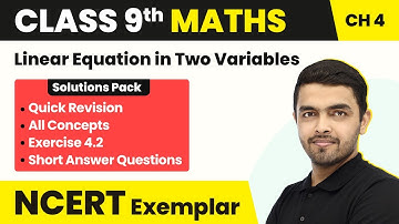 Linear Equation in Two Variables Exercise 4.2 (Short Ans Ques) |Class 9 Maths NCERT Exemplar Unit 4