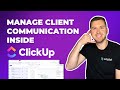 How to communicate with clients in clickup