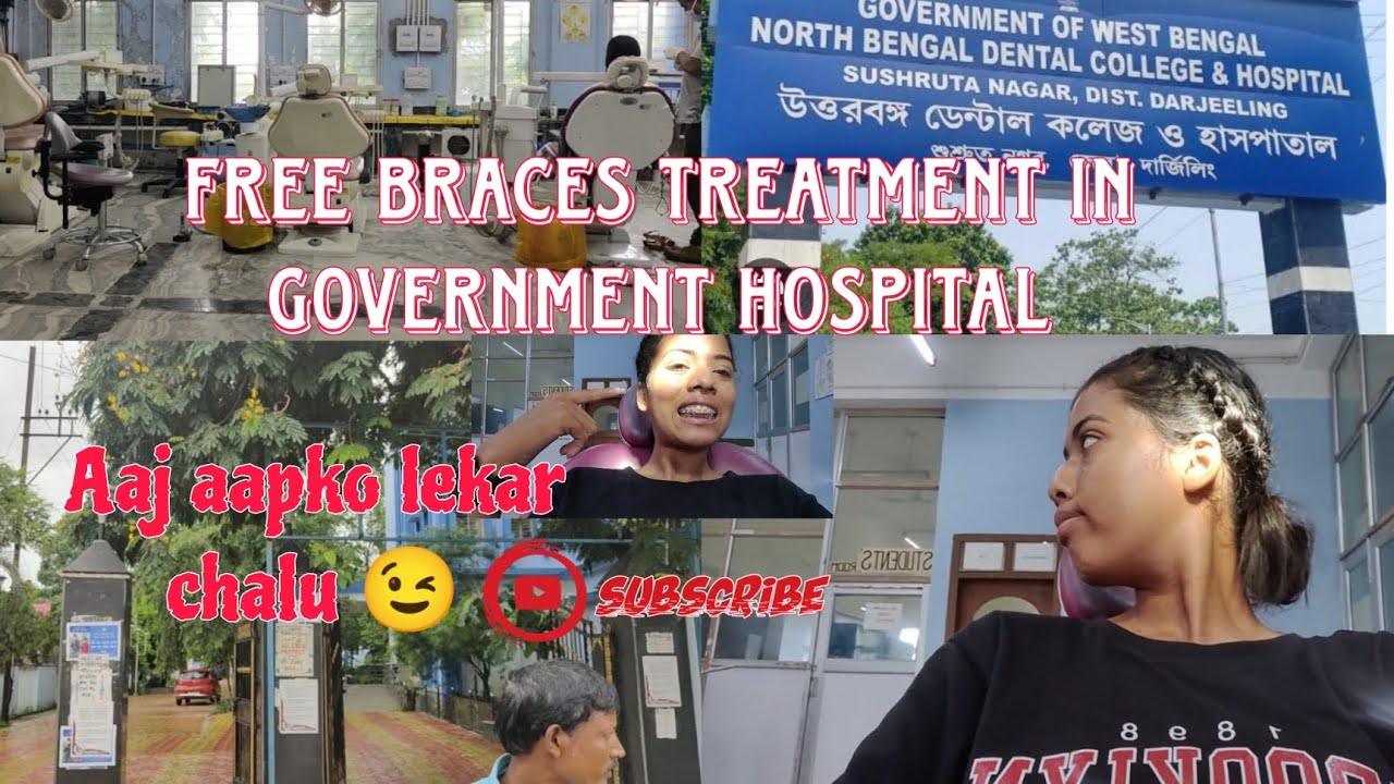 Free braces treatment in Government hospital/aaj kuth dekh lo 😉🏥