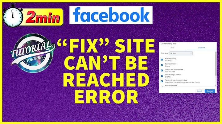 Lỗi this site cant be reached khi vào facebook năm 2024