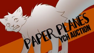 Paper Planes | CLOSED YCH Animation meme (Bid in comments)