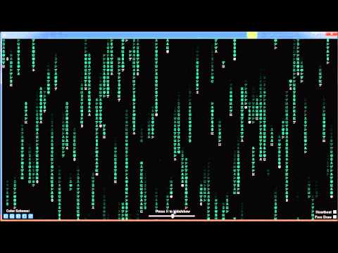 Customizable Digital Rain effect - win32 & c++