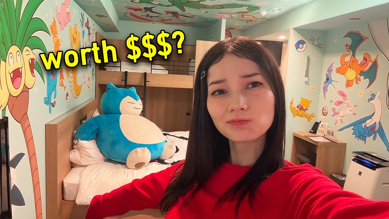 Spending the Night in Japan's Pokemon Hotel | What It's Really Like