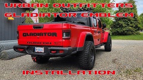 JEEP GLADIATOR URBAN OUTFITTERS TAILGATE EMBLEM