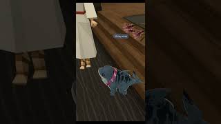 Jesus meets Jeff the land shark!!! #vrchat #vr