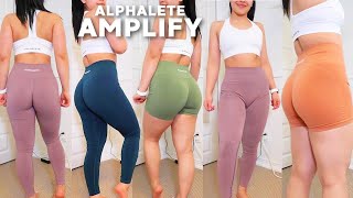 Alphalete Amplify Try On Haul // Size Large, No Rolling + Squat