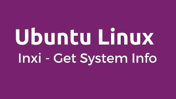 Inxi - Command-line System Information Tool for Linux