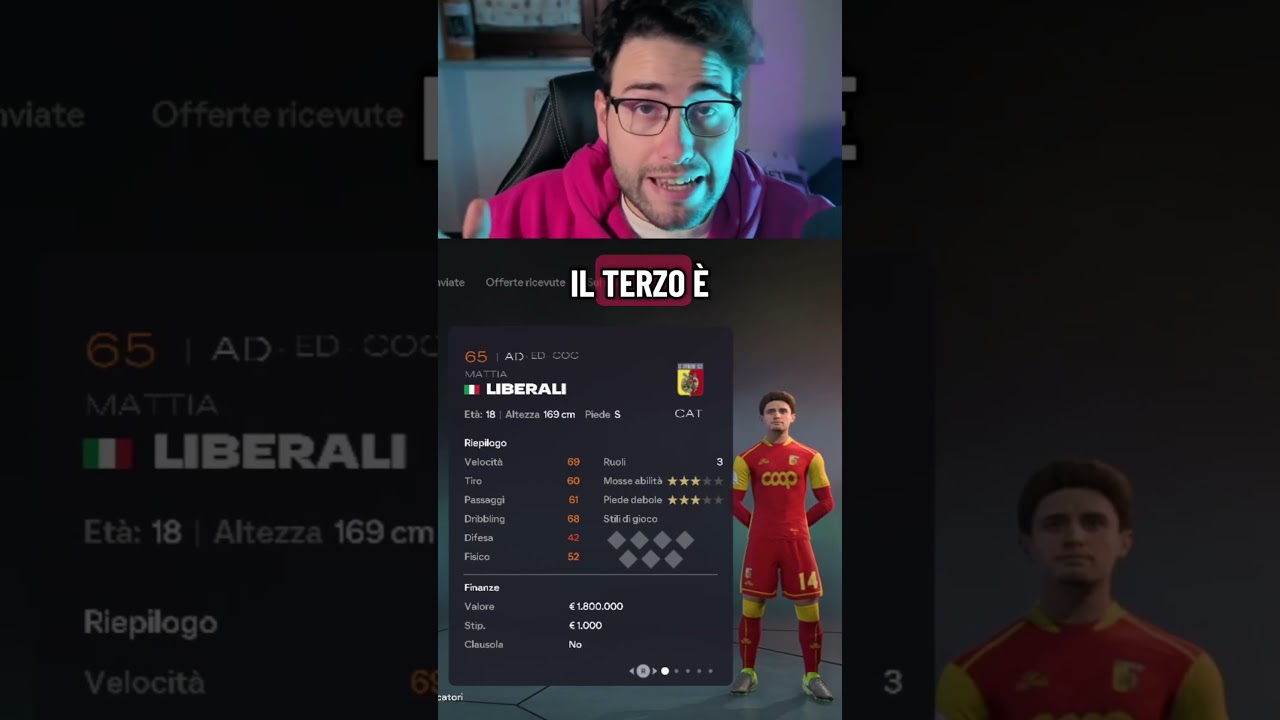 GIOVANI PROMETTENTI ITALIANI PER LA CARRIERA DI FC26🔥🔥 