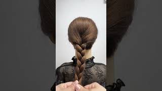 "Quick & Stylish Low Bun Tutorial! 💁‍♀️✨ Perfect for any day out. #Shorts #Hairstyle #DIY"
