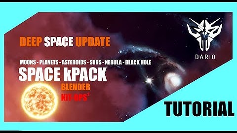 Blender Kit Ops - SPACE kPACK - Deep Space TUTORIAL