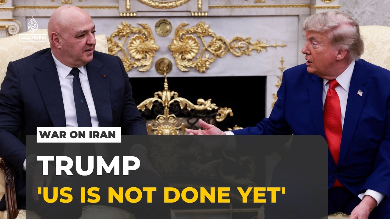 War on Iran: President Donald Trump says US not done yet