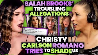 Christy Carlson Romano Attempts To Shade Us Salah Brooks Situation Explained Ep 99