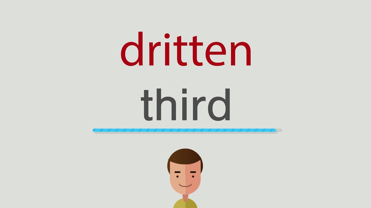 Wie heißt dritten auf englisch - YouTube