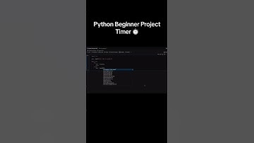 Build Your First Python Project: Easy Timer App 🕒🐍 | Complete Beginner