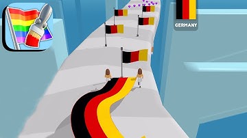 Flag Painters ​Gameplay 💃🏳️🔥 All Levels 6-7