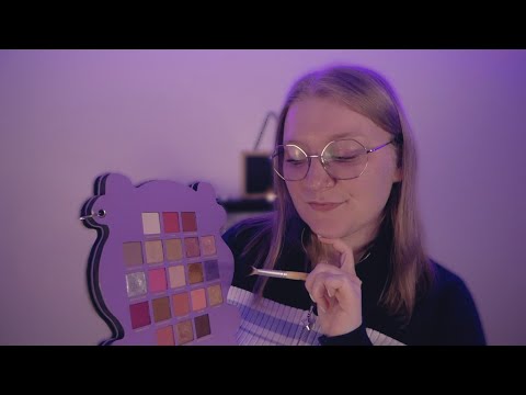 ASMR 😴 Ta copine te maquille pour ton shooting d'anniversaire (ft UNAE)💄