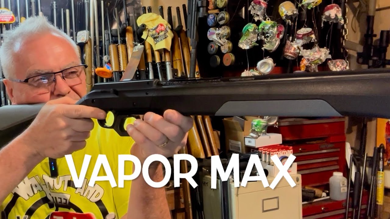 Crosman Vapor Max crunchin’ the numbers! Chrony & trigger pulls on 2 rifles RWS hypermax!