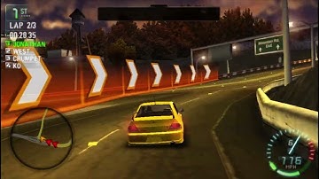 Need for Speed Carbon: Own the City (PSP) - Perimeter (Lap Knockout)