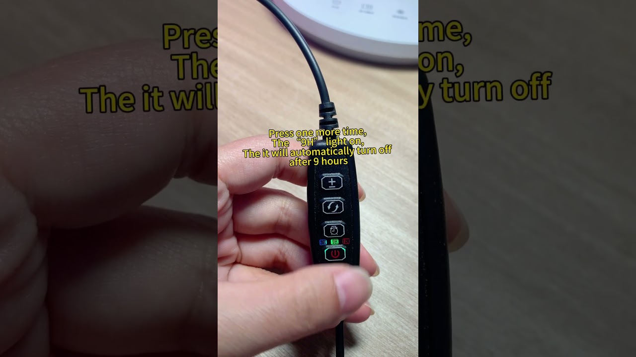 How to set the timer of grow light