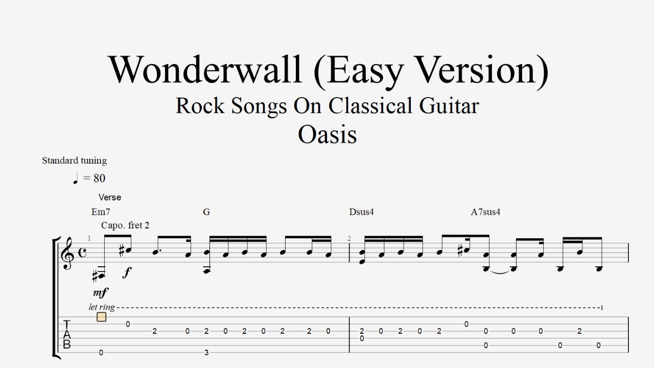 Oasis For Easy Guitar TAB Da Various: Very Good Paperback (2003