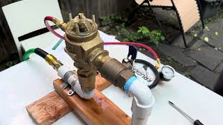 ASSE/IAPMO/ANSI 5000-2022 Pressure Vacuum Breaker Backflow Assembly - Single Hose Testing Procedures
