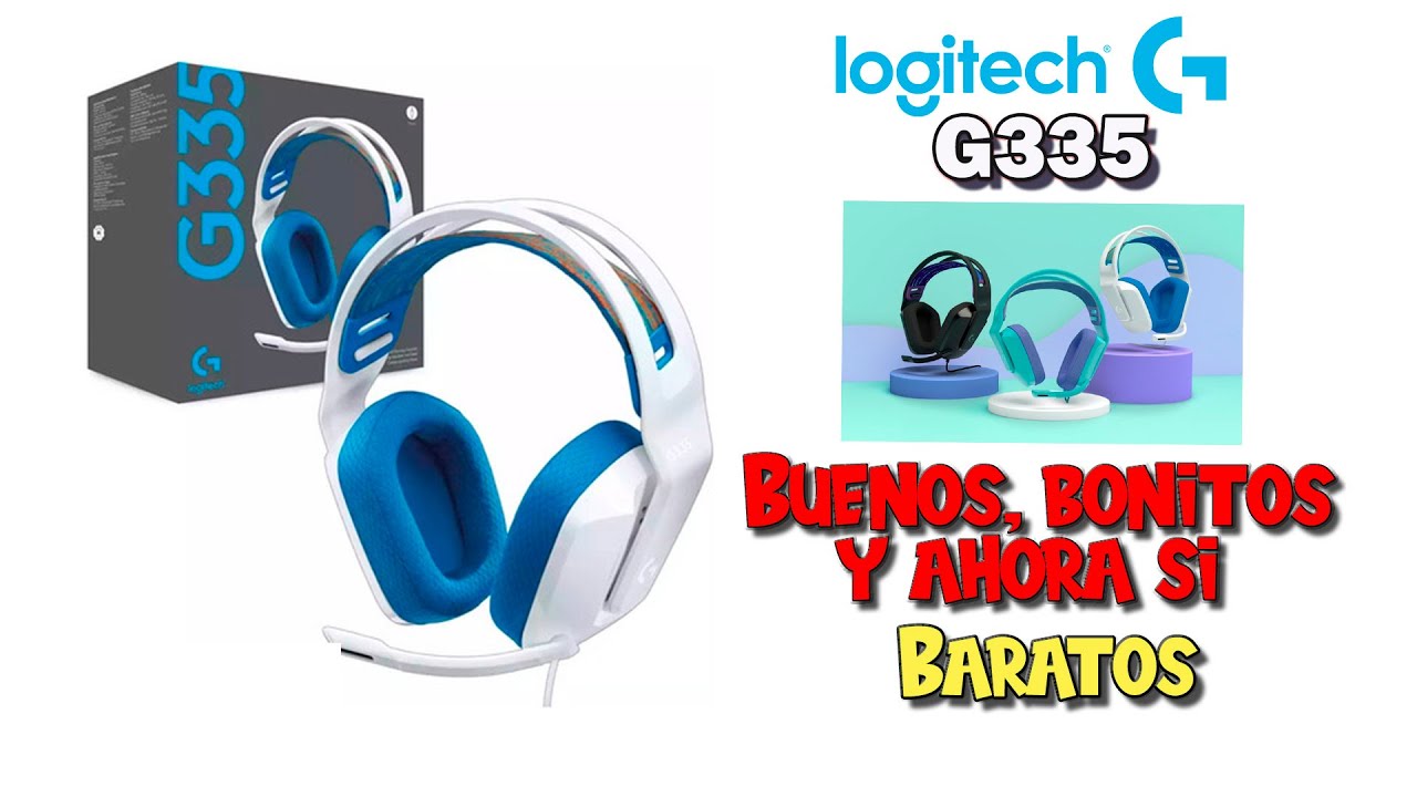 Auriculares con micrófono y cable Logitech G335 para gaming