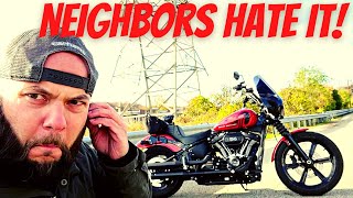Sound Test Cobra Neighbor Hater Slip On For Harley Softail Street Bob