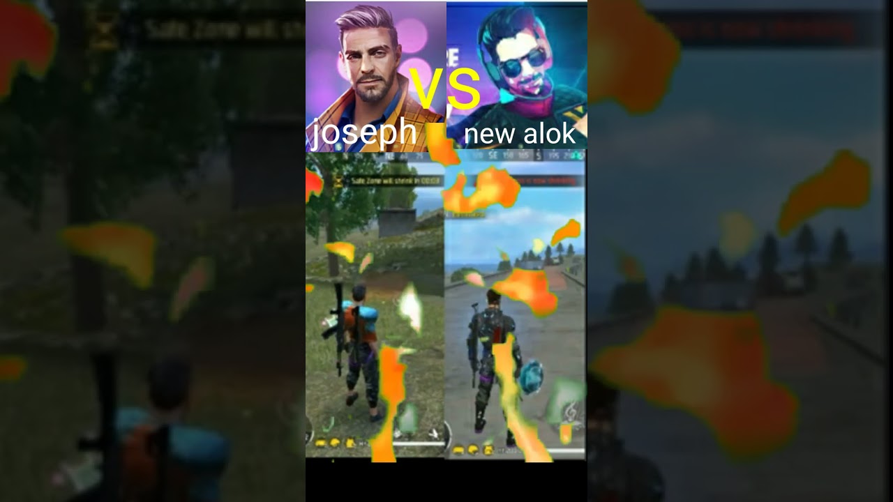 freefire Joseph vs new alok landmine test😱😱🍷🗿