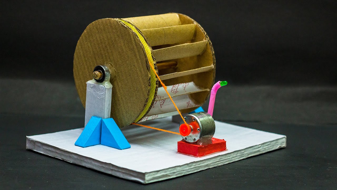 Science Projects | Horizontal Axis Wind Turbine - YouTube