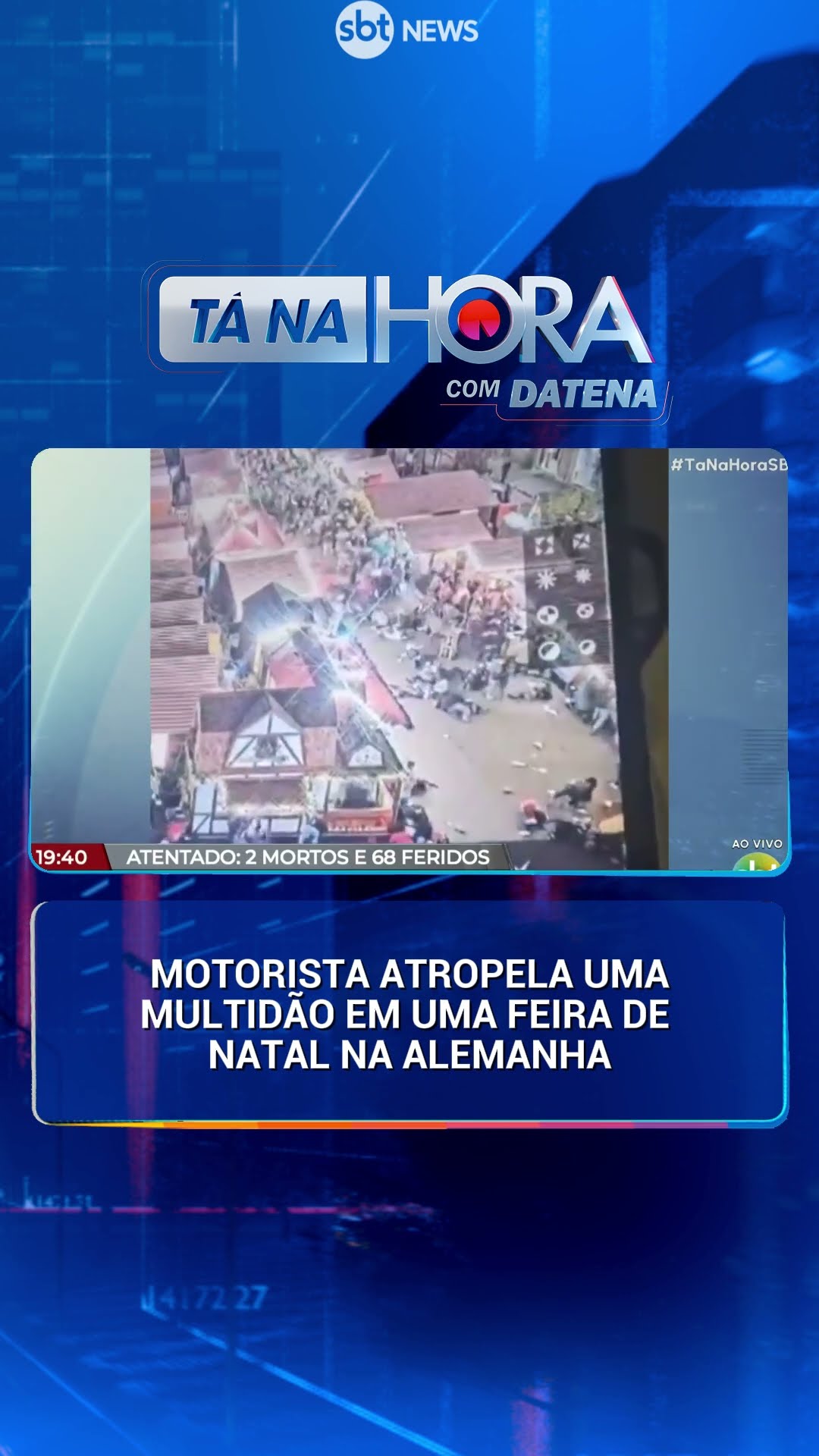 Suspeito de atropelar várias pessoas em mercado natalino na Alemanha é preso | Tá na Hora