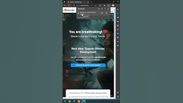 🔥3d modeling in blender Step 8 🙌Installation in windows🙌 👍👍👀 #blender #blender3d #shorts