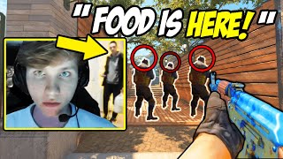 M0NESY GETS FOOD DELIVERY AT THE WORST POSSIBLE TIME! SHOWS INSANE AIM! CS2 Twitch Clips