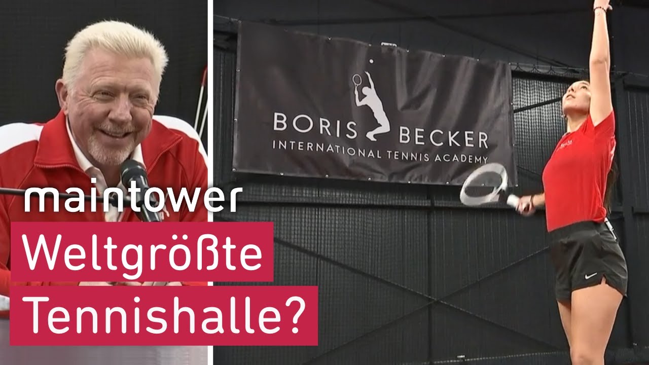 Boris Becker eröffnet Tennishalle maintower