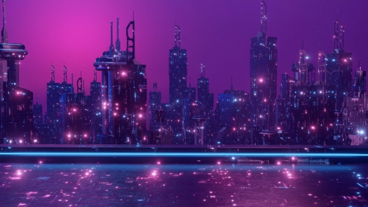1 Hour of Cyberpunk Synthwave |  Electric Dream Skyline: Cyberpunk Nights | BlissWave
